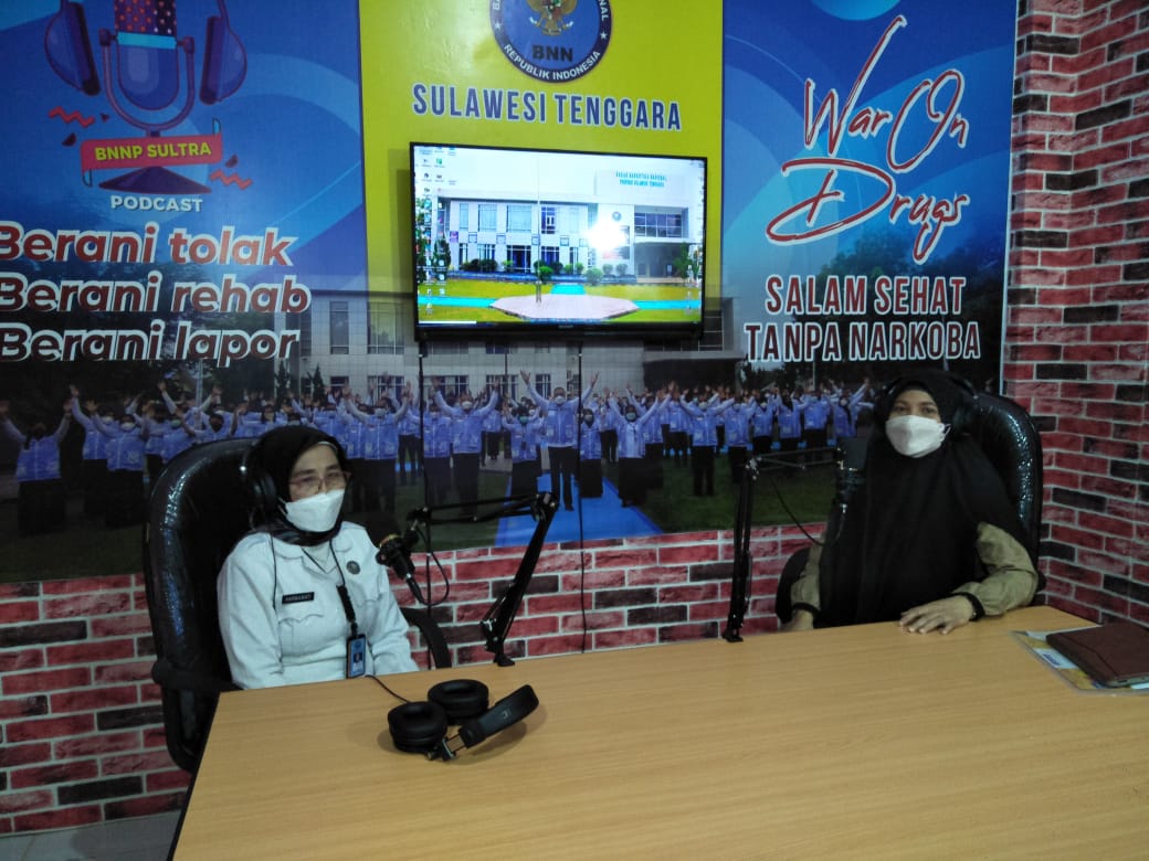 BNNP Sultra Gelorakan Lagu Mars BNN Lewat Media Sosial