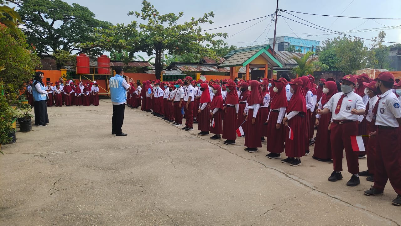BNNP Sultra Sasar SDN 85 Kendari Cegah Narkotika
