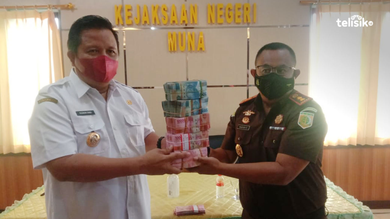 Bupati Muna Terima Duit Rp 417 Juta Temuan BPK dari Jaksa