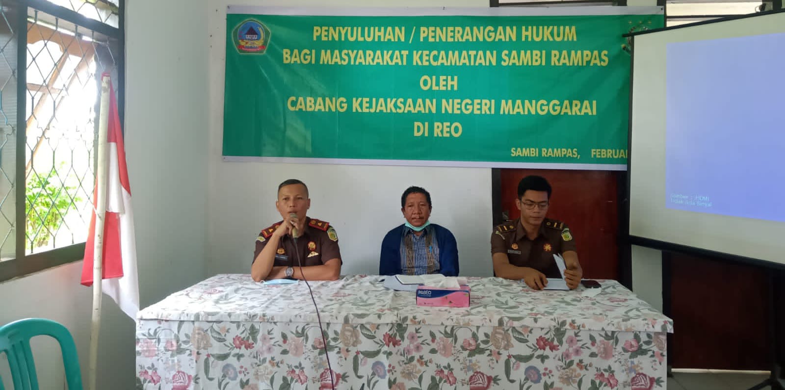 Cabjari Manggarai di Reo Ajak Masyarakat Pota Kenali UU Tipikor dan KDRT