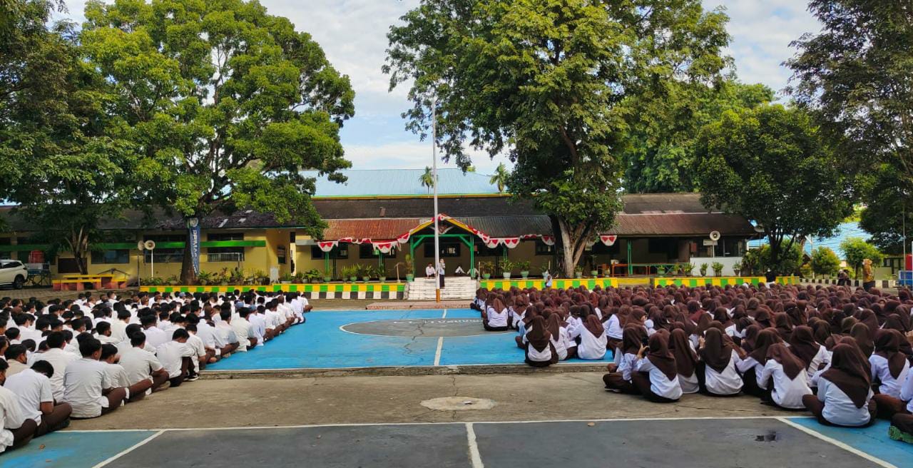 Cegah Narkotika, Mars BNN Bergelora di SMAN 4 Kendari