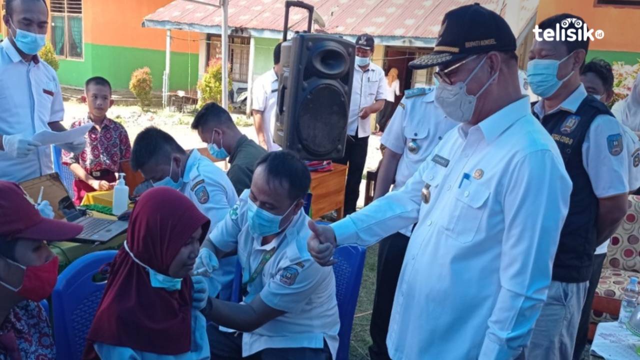 Cegah Penularan Omicron di Konsel, Vaksinasi Anak Kian Diintensifkan