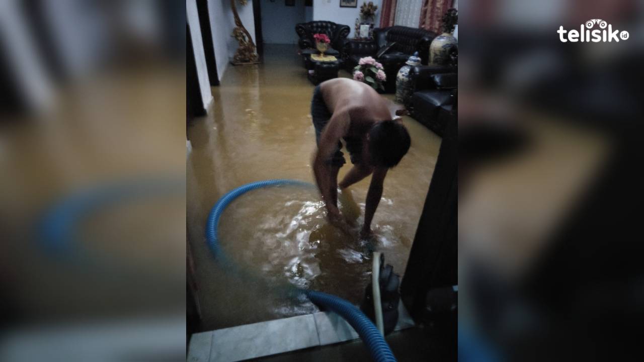 Drainase Tak Berfungsi, Ratusan Rumah Warga di Kendari Terendam Akibat Hujan