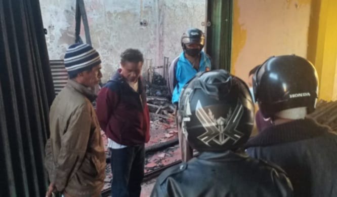 Kios Penjahit di Timor Tengah Selatan NTT Ludes Terbakar