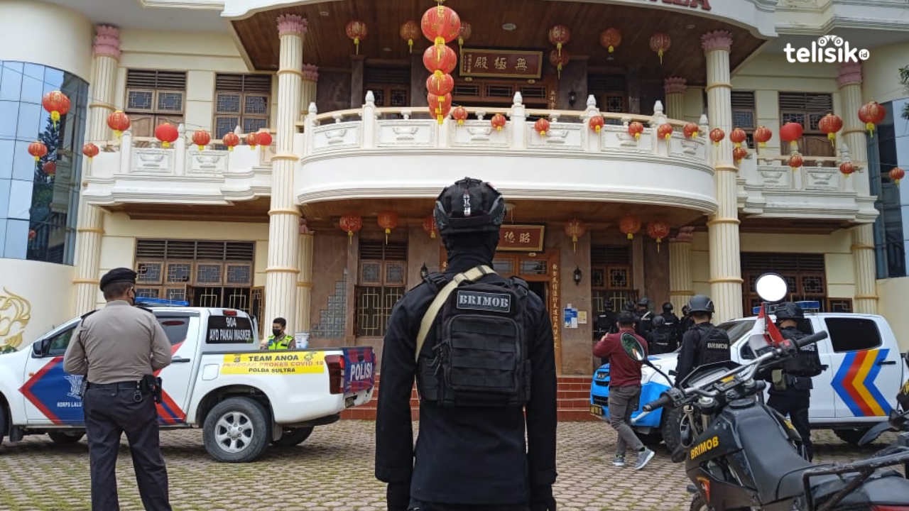 Polisi Dikerahkan dalam Perayaan Tahun Baru Imlek di Kendari