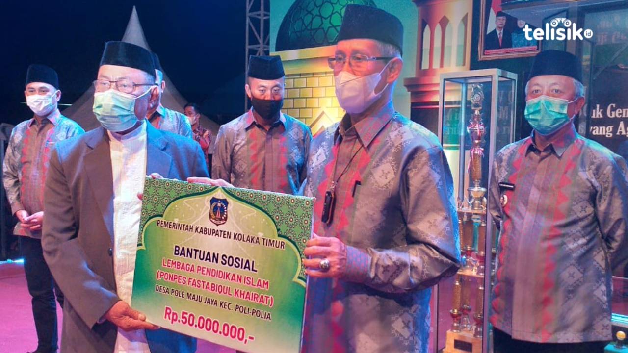 Tiga Pondok Pesantren Terima Bansos di Pembukaan MTQ Koltim