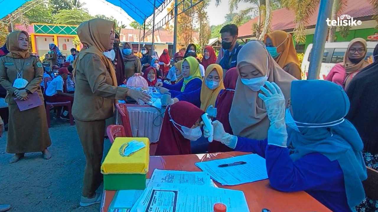 Vaksin Usia 6-11 Tahun di Konawe Capai 25,48 Persen