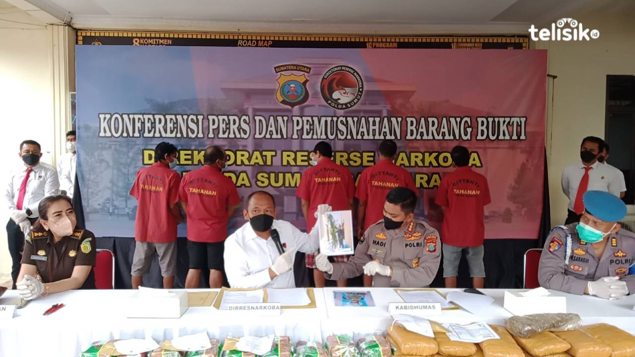 959 Pelaku Penyalahguna Narkotika Ditangkap Polisi Sumut
