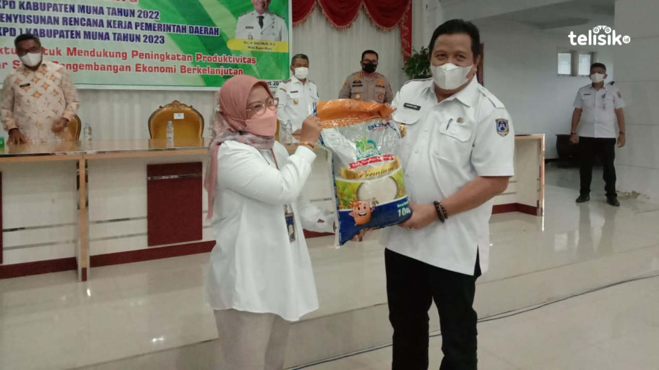ASN di Muna Mulai Gunakan Beras Bulog