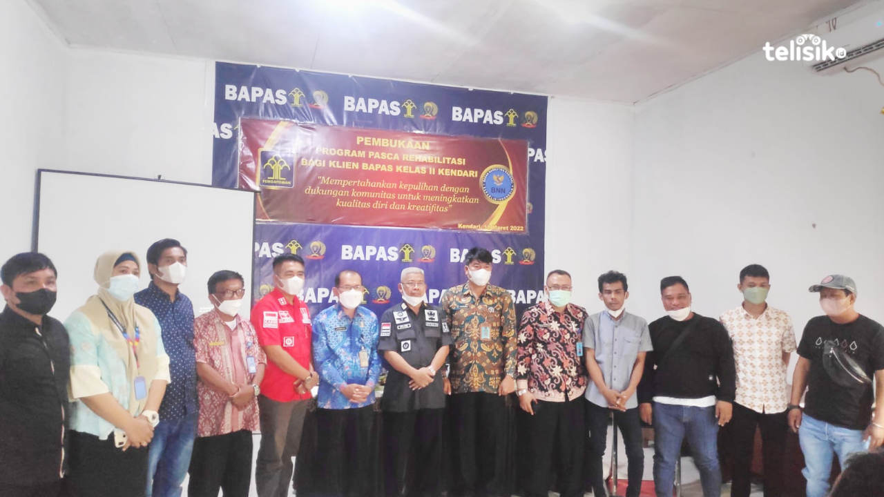 BNNP Sultra Lakukan Program Pasca Rehabilitasi pada 10 Klien di Bapas Kelas II Kendari