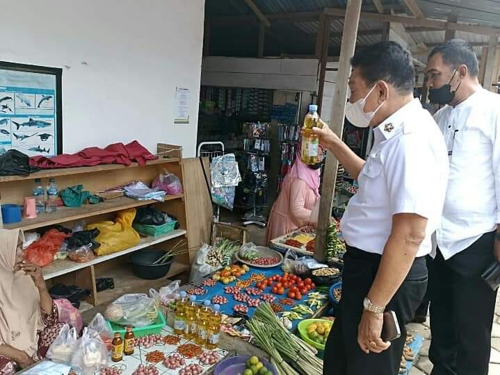 Bupati Butur Pantau Harga Sembako Jelang Ramadan