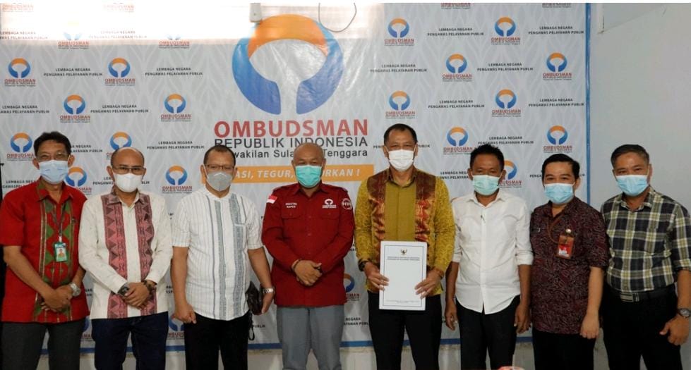Ini Hasil Penilaian Kepatuhan Ombudsman RI Perwakilan Sultra Tahun 2021 di Konawe