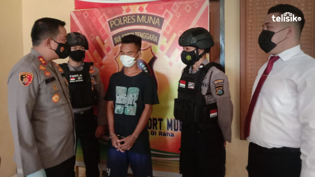 Korban KDRT Viral di Medsos, Resmob Polres Muna Tangkap Pelaku