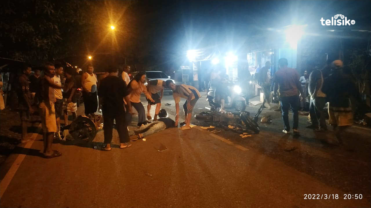 Laka Lantas, Satu Korban Dilarikan ke Rumah Sakit dengan Kondisi Tak Sadar