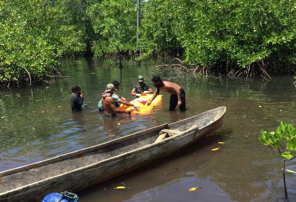 Mayat Lansia Terapung di Kawasan Hutan Bakau di Buton