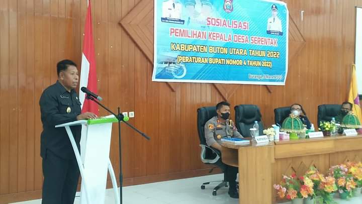 Pemkab Butur Mulai Sosialisasi Tahapan Pilkades Serentak 2022