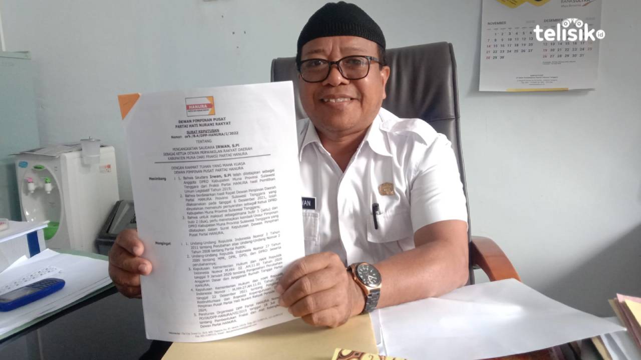 Pimpinan Keluar Daerah, Surat Usulan PAW Ketua DPRD Muna Belum Diproses
