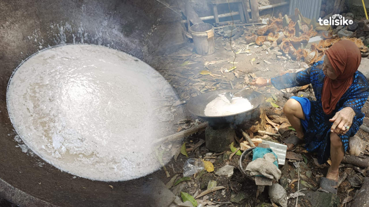 Produksi Minyak Kelapa Sendiri, Lansia Ini Tak Terpengaruh Minyak Goreng Langka dan Mahal
