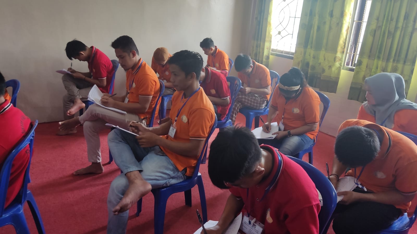 Puluhan Warga Binaan Rutan Kelas IIB Unaaha Ikut Ujian Paket C