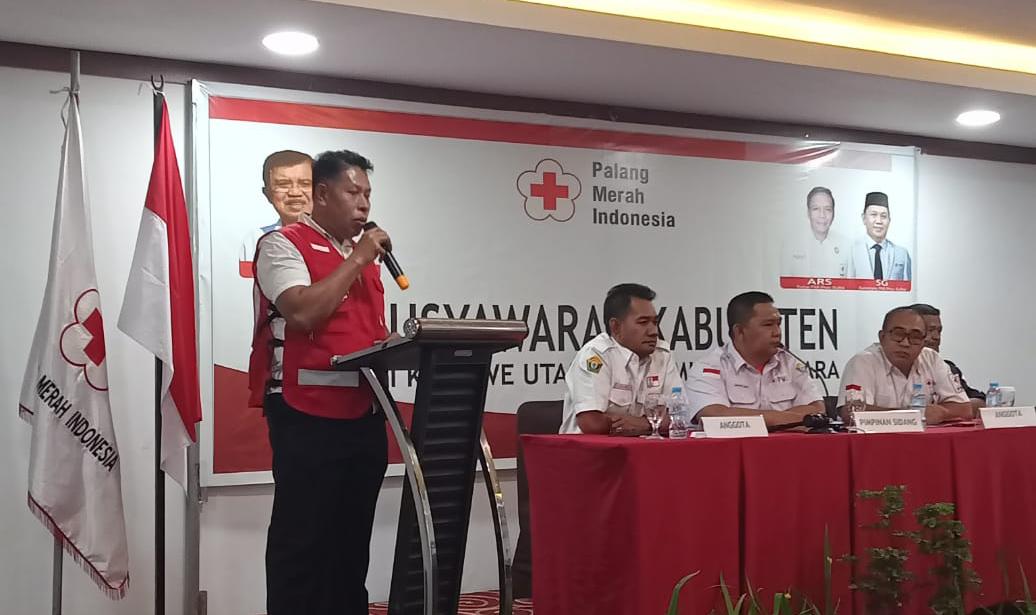 Terpilih Secara Aklamasi, Wabup Butur Pimpin PMI Buton Utara