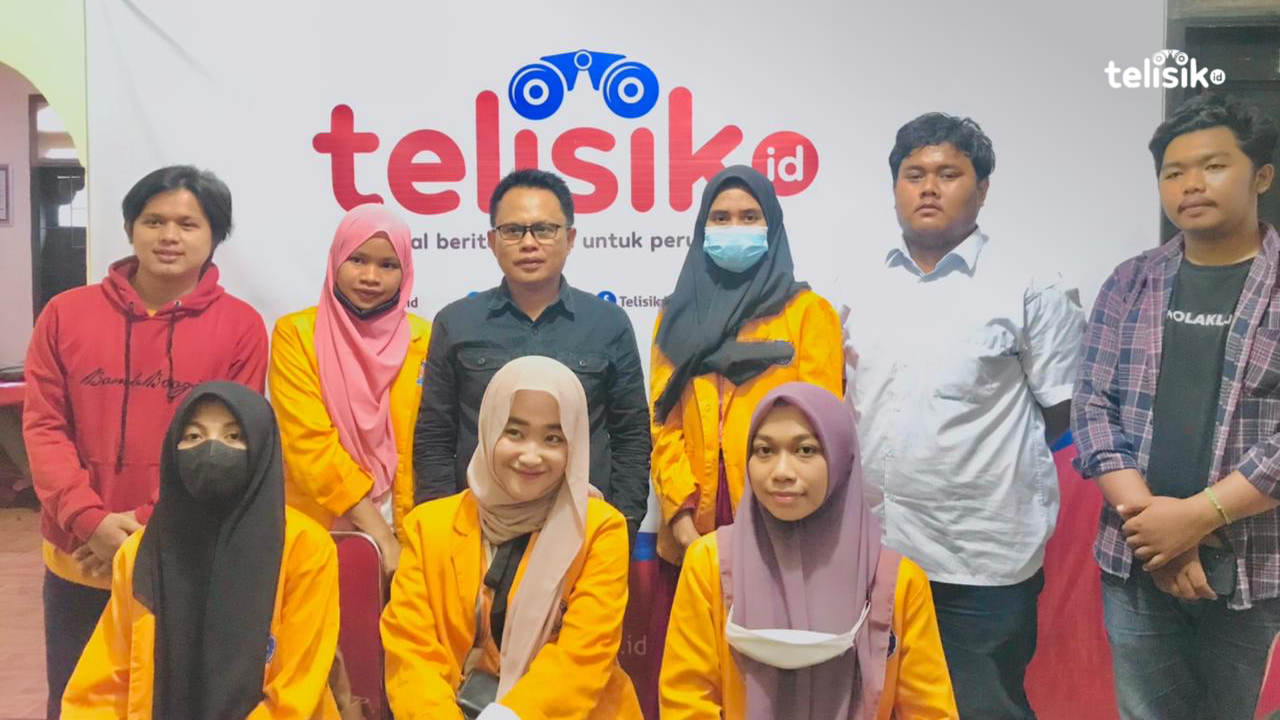 Mahasiswa Ilmu Komunikasi UHO, Kunjungan Akademik di Media Telisik.id