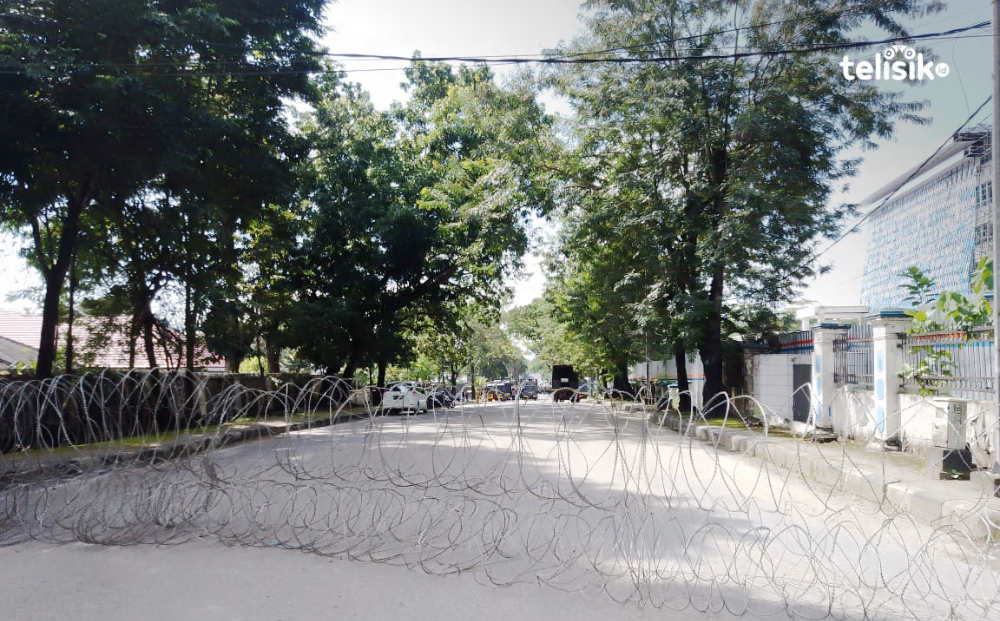 Antisipasi Unjuk Rasa Mahasiswa, Polisi Blokade Sejumlah Ruas Jalan