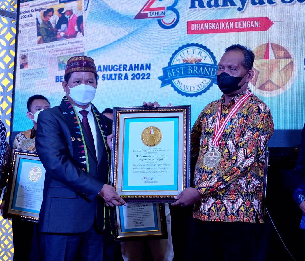 Bupati Buteng Dinobatkan Sebagai Tokoh Penggagas Pembangunan