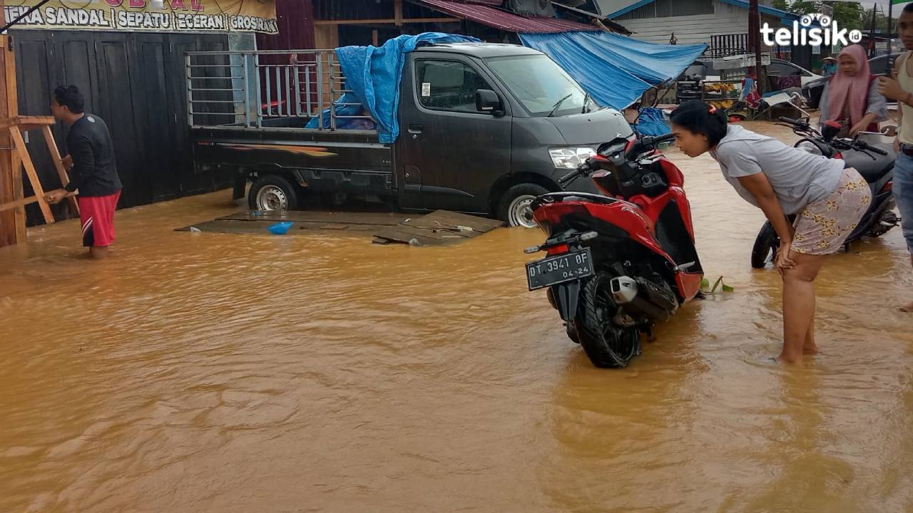 Dapil 3 Pimpinan DPRD Kota Kendari Dilanda Banjir, 8 Kios Terendam
