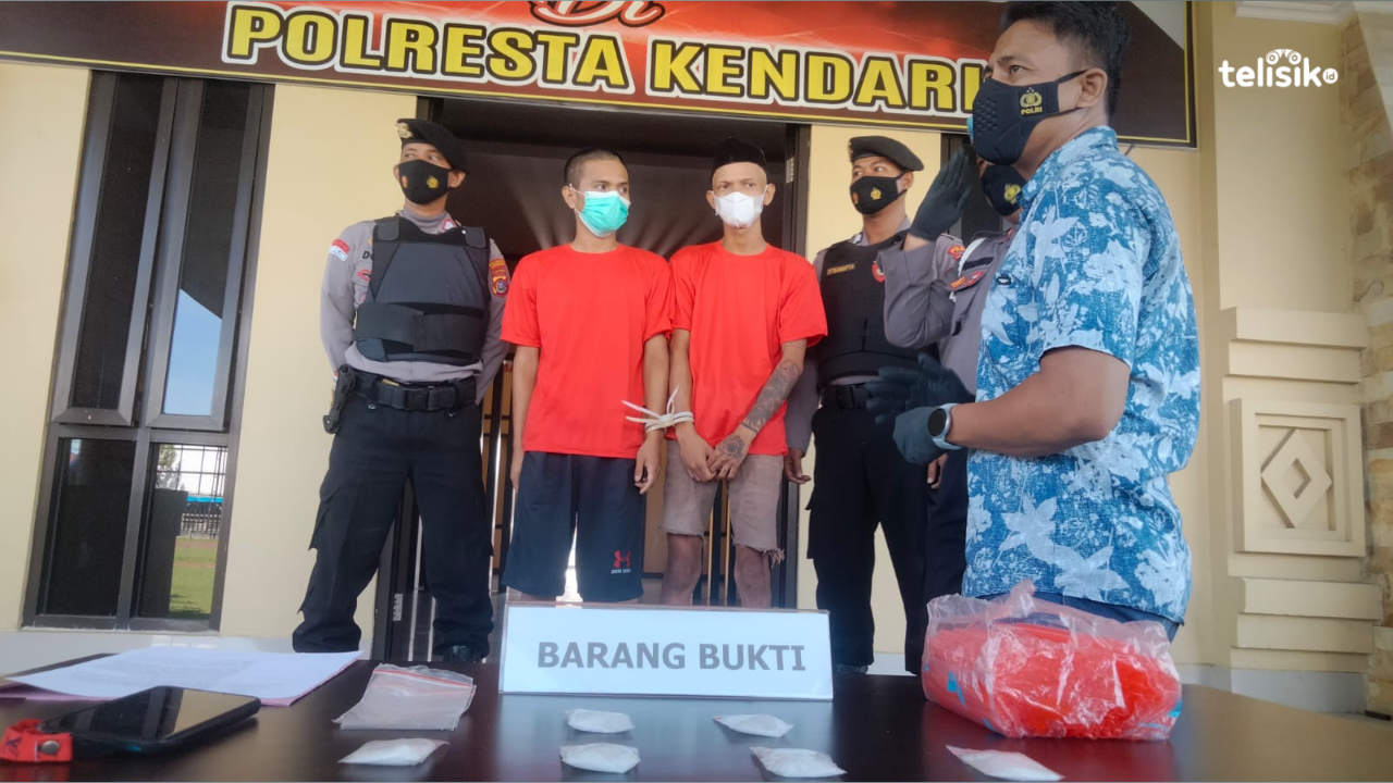 Dua Pengedar Narkoba Lintas Daerah Dibekuk di Kendari