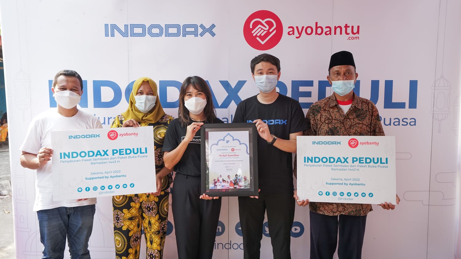 Indodax Gandeng Ayobantu Adakan Program CSR Ramadan