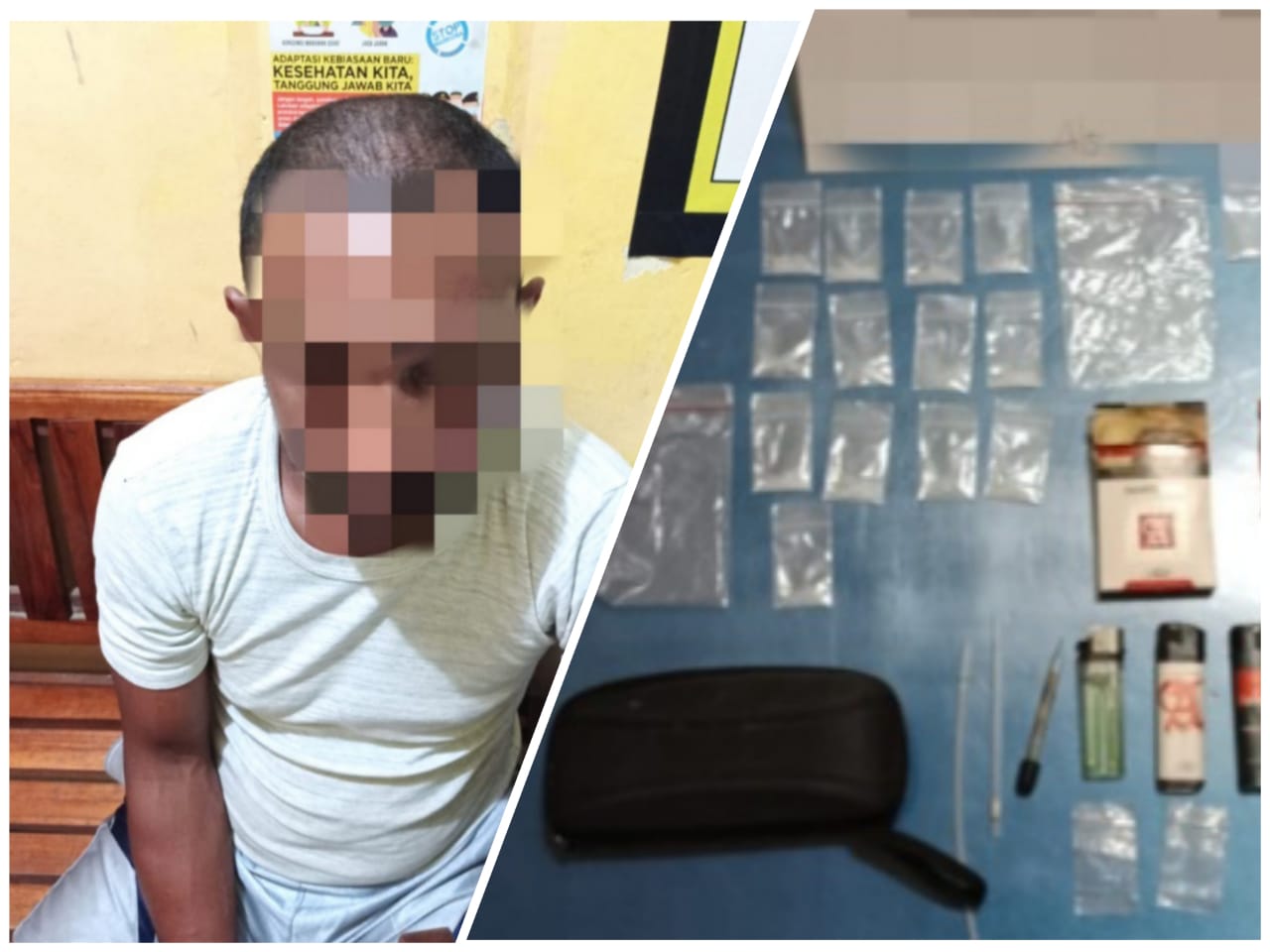 Pegawai Honorer di Muna Nyambi Edarkan Sabu