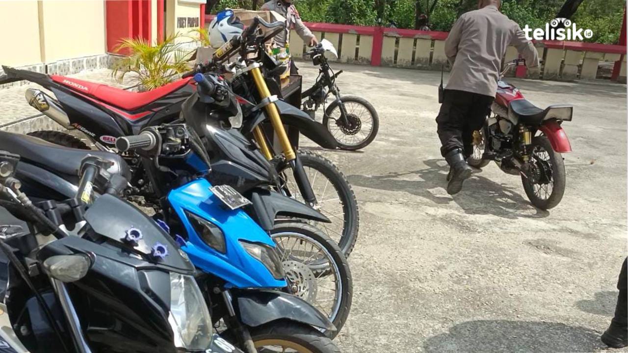 Polres Konawe Gagalkan Aksi Balap Liar, 11 Unit Motor Diamankan