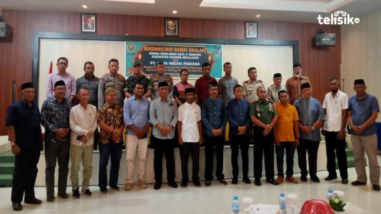 PT GKP dan Warga Lingkar Tambang Konkep Gelar Rekonsiliasi Damai