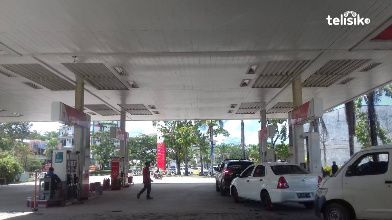 Sejumlah SPBU di Kendari Terapkan Antrean 1 Jalur  Pertalite