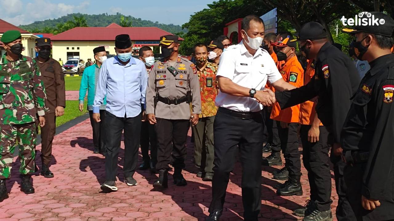 Sekda Konawe Sampaikan 8 Pesan Kapolri Pada Apel Gelar Pasukan Ketupat Anoa 2022