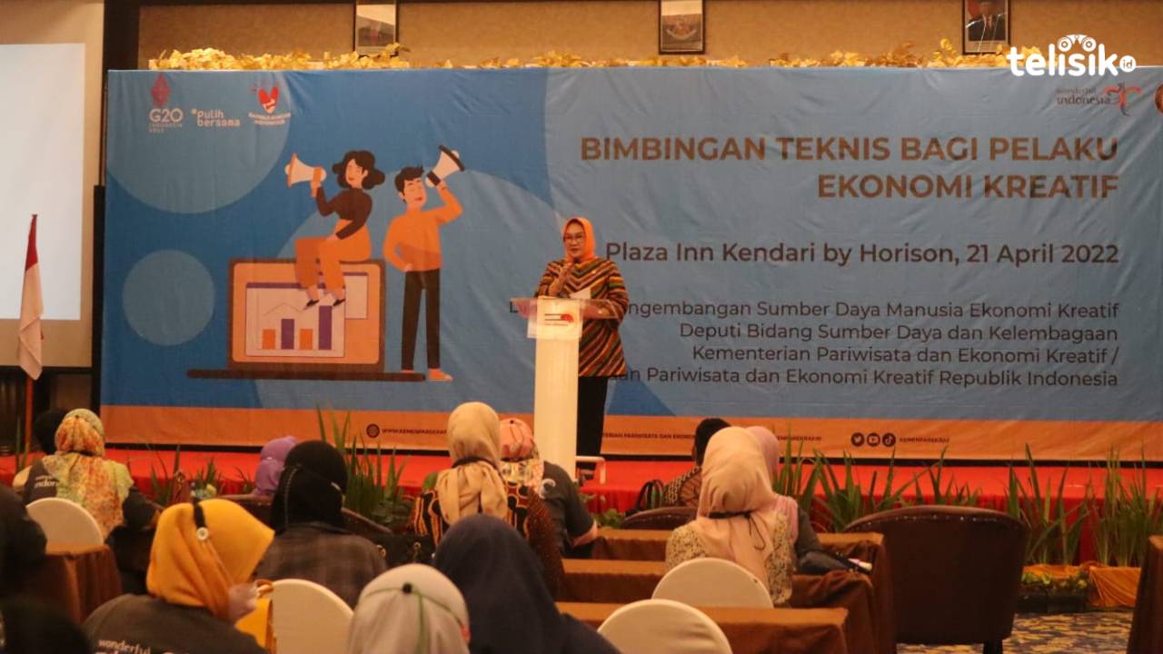 Tina Nur Alam Beri Pesan ke Peserta Bimtek Pelaku Ekonomi Kreatif