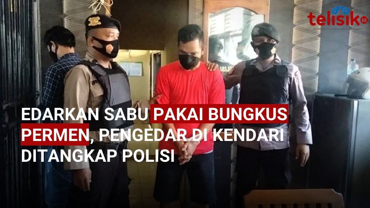 Video: Edarkan Sabu Pakai Bungkus Permen, Pengedar di Kendari Ditangkap Polisi