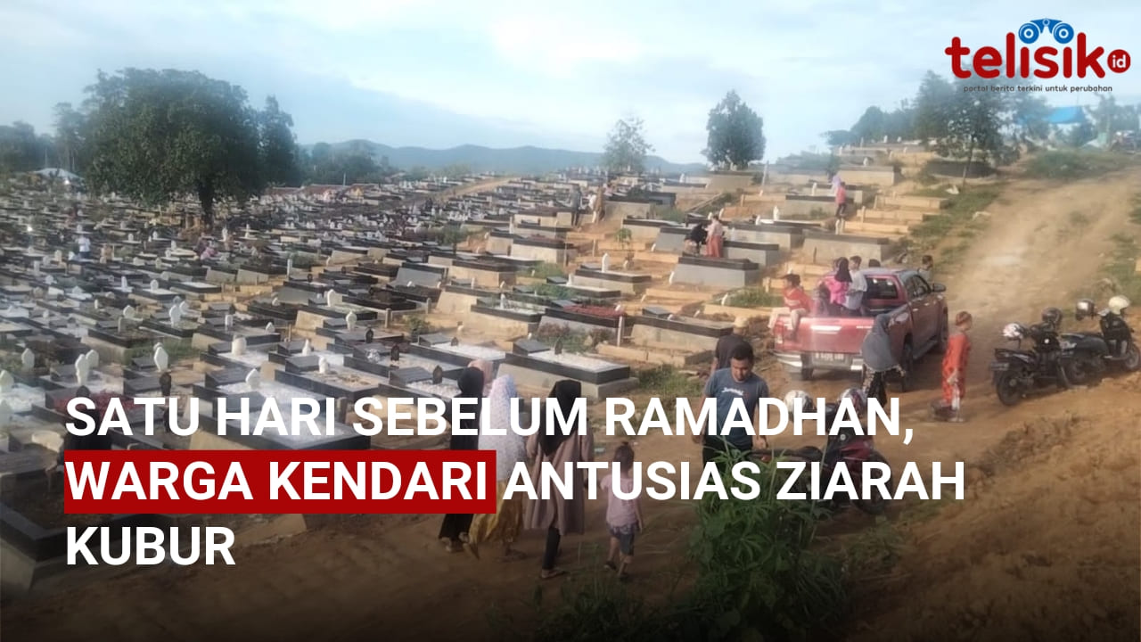 Video: Satu Hari Sebelum Ramadhan, Warga Kendari Antusias Ziarah Kubur