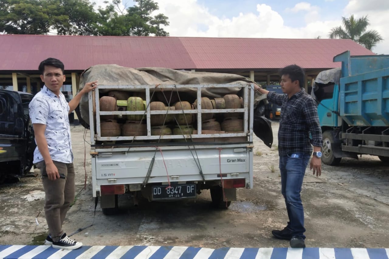 Warga Konawe Kedapatan Hendak Jual Gas Elpiji ke Morosi Tanpa Dokumen