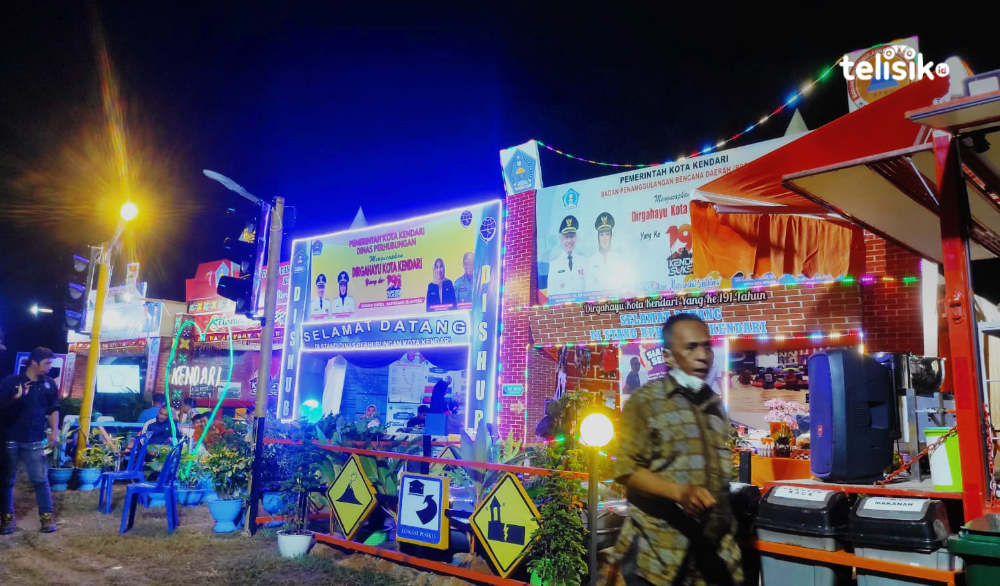 75 Stan Warnai Ekspo di HUT Kota Kendari