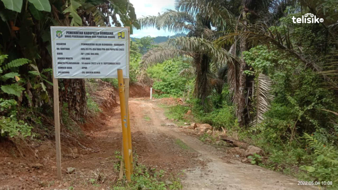 Akses Jalan Menuju Daerah Terpencil Bombana Mulai Disentuh