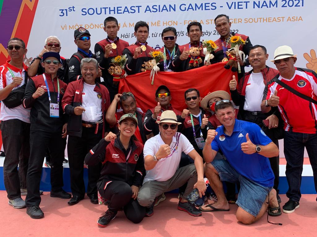 Atlet Dayung Sulawesi Tenggara Sabet 8 Mendali di Ajang SEA Games Vietnam 2022