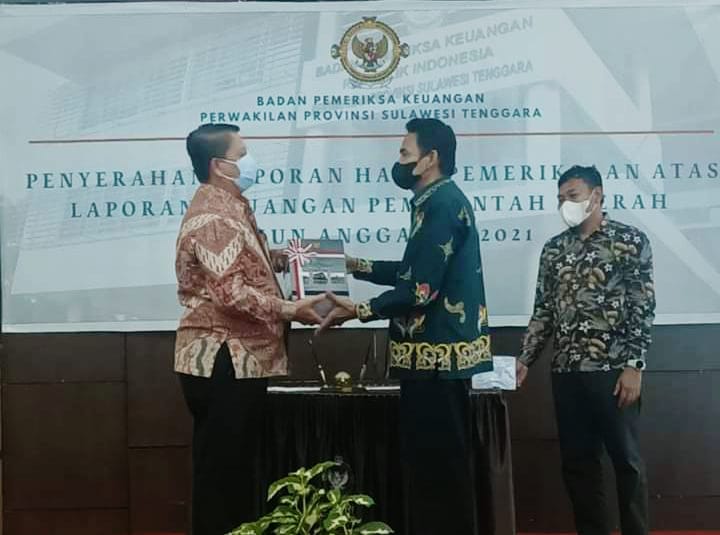 Jelang Akhir Masa Jabatan Tafdil-Johan, Bombana Raih WTP Ke-9