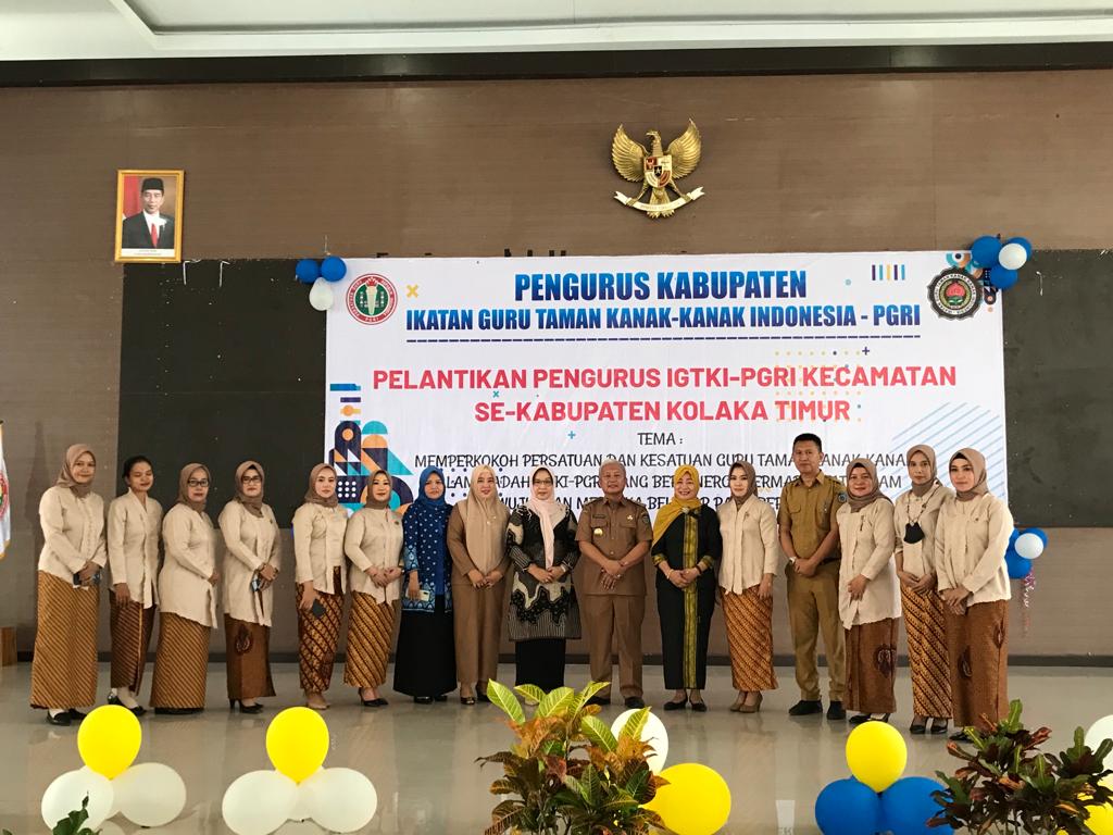 Lantik Pengurus IGTKI, Bupati Kolaka Timur Beri Pesan Mendalam
