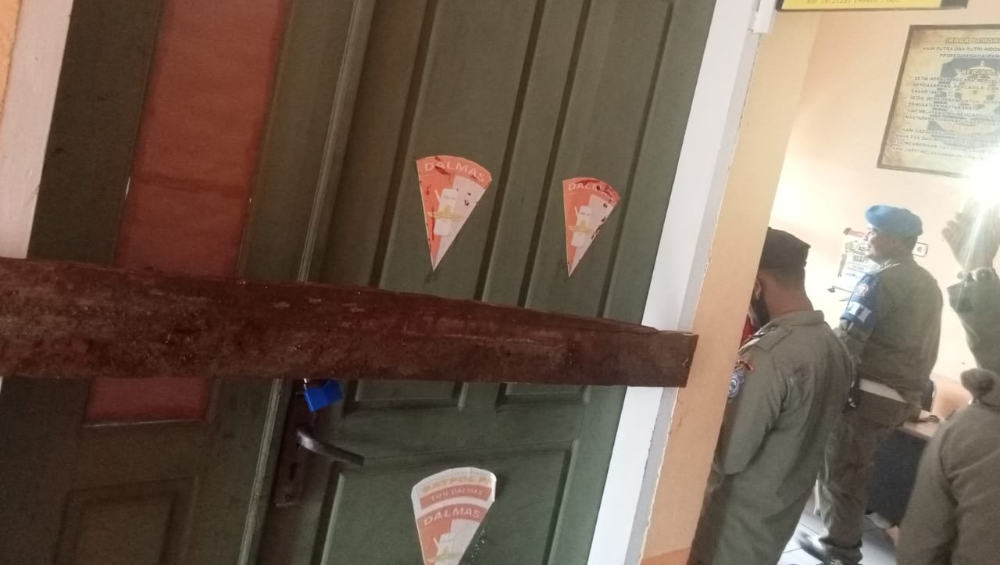 Ruangan Kabid Trantib Satpol PP Disegel Gegara Tidak Bayar Honor Anggota