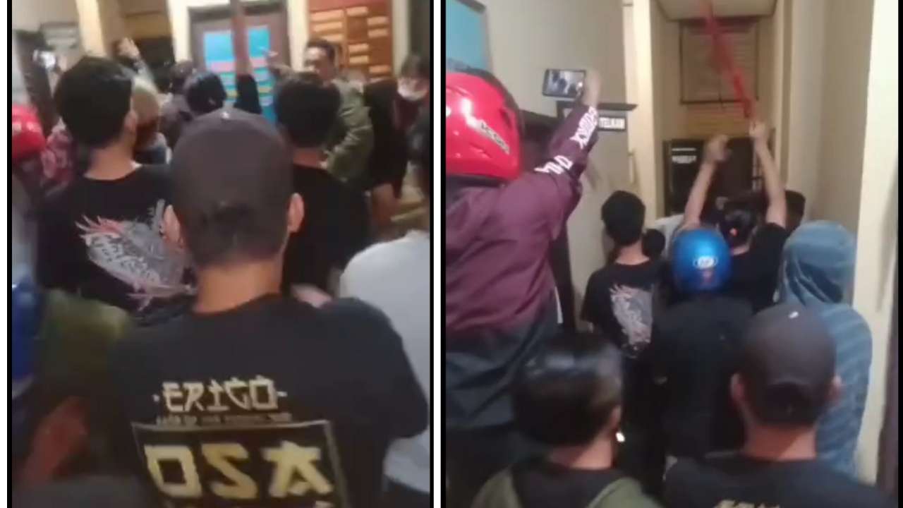 Tak Terima Temannya Dianiaya, Polsek Wawotobi Dikepung Massa Bersenjata Tajam