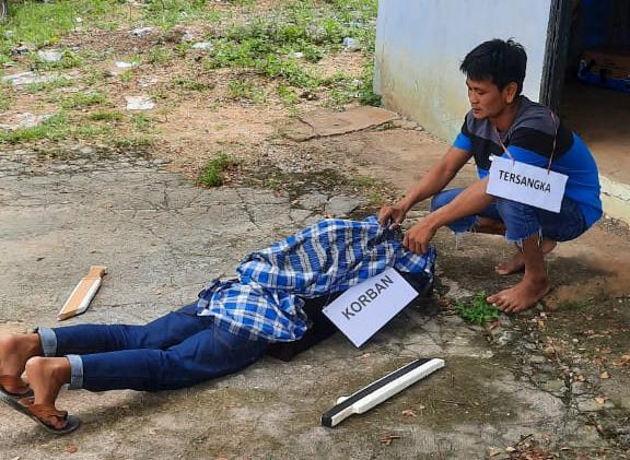 Ungkap Fakta Pembunuhan, Polisi Lakukan Rekonstruksi