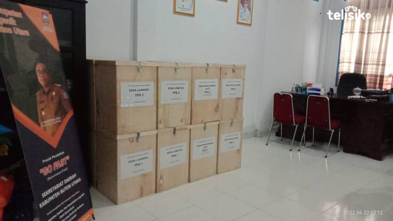 78 Kotak Suara Pikades Serentak di Buton Utara Dijamin Aman