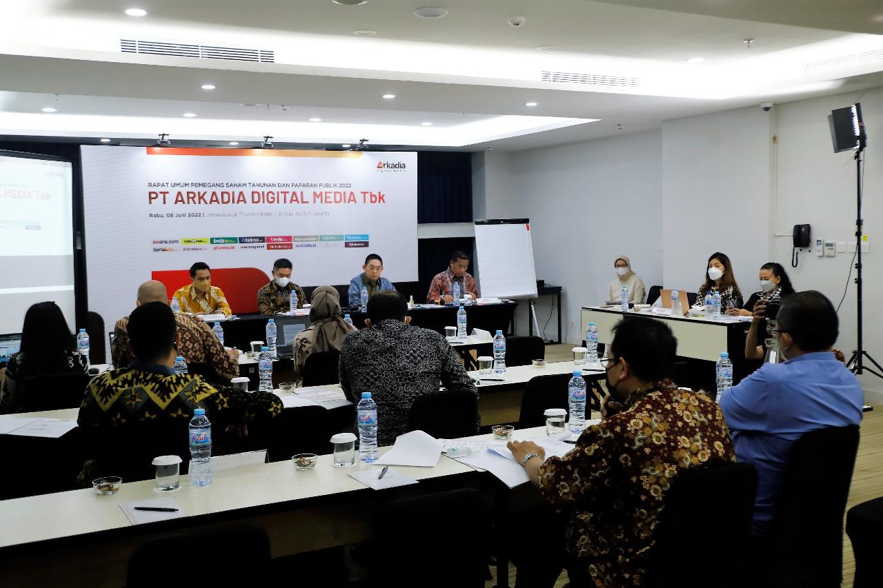 RUPS Sahkan Susunan Baru Direksi, Pendapatan Arkadia Digital Media Naik 30 Persen