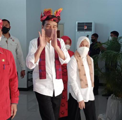 Tiba di Wakatobi, Presiden Jokowi Langsung ke Marina Togo Mowondu